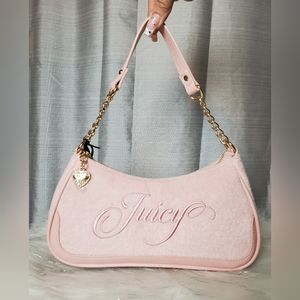JUICY COUTURE pink diamond raising star shoulder bag